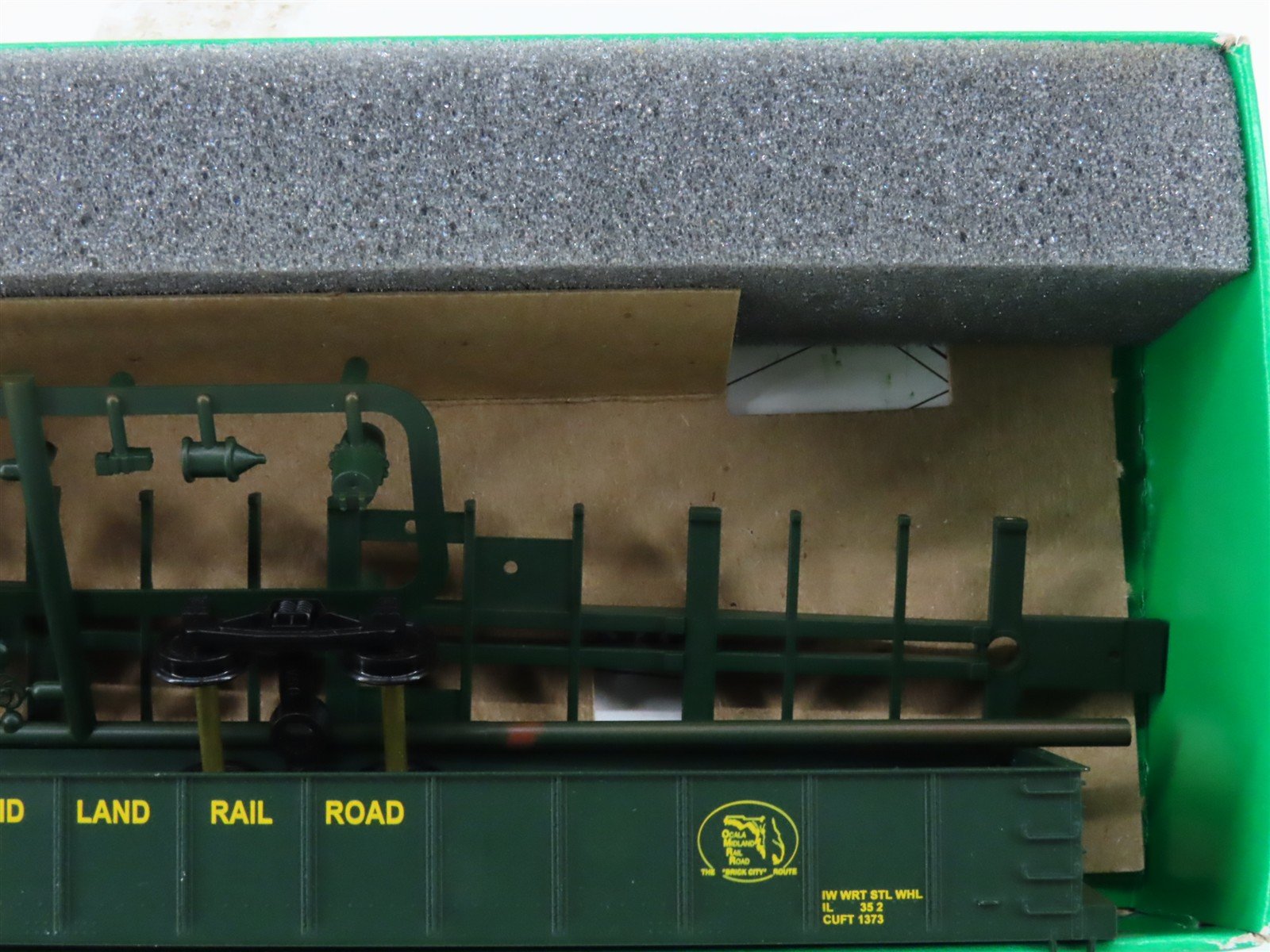 HO Scale Bowser Kit OMRR Ocala Midland Railroad 40' Open Gondola #2011