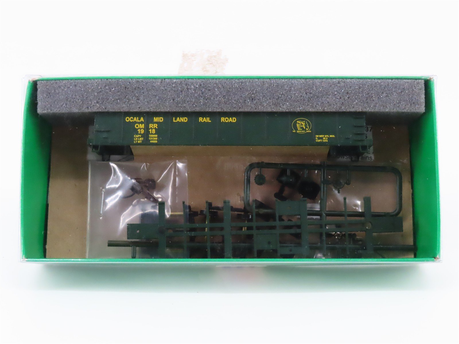 HO Scale Bowser Kit OMRR Ocala Midland Railroad 40' Open Gondola #1918 - Sealed