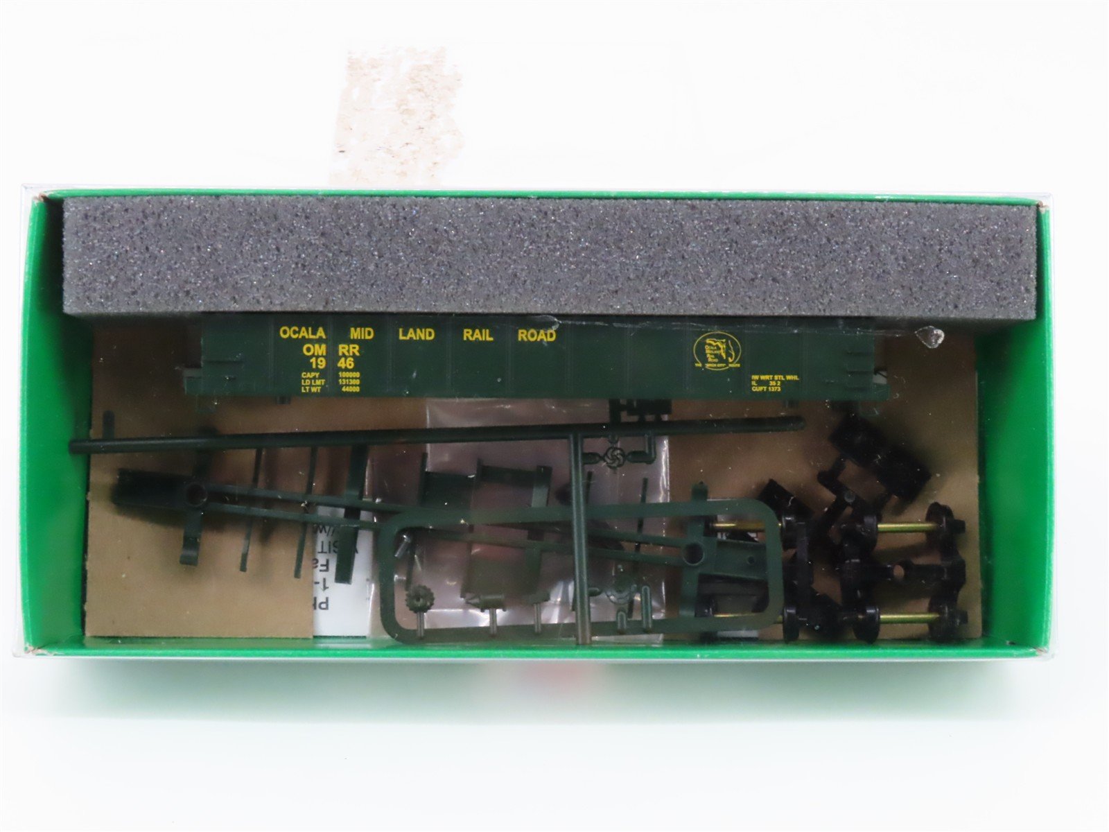 HO Scale Bowser Kit OMRR Ocala Midland Railroad 40' Open Gondola #1946 - Sealed