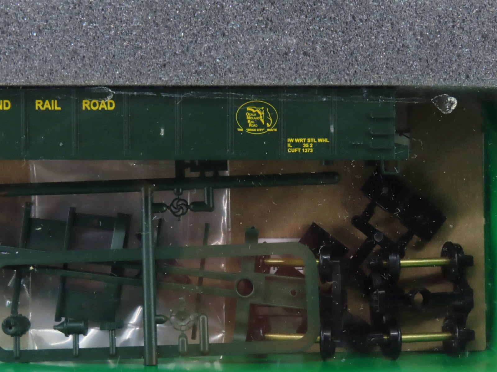 HO Scale Bowser Kit OMRR Ocala Midland Railroad 40' Open Gondola #1946 - Sealed