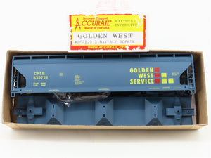 HO Scale Accurail Kit #2032.9 CRLE Golden West 3-Bay Covered Hopper #530721