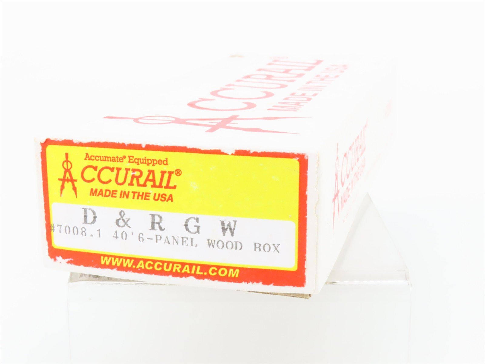 HO Scale Accurail Kit #7008.1 D&RGW Rio Grande Railroad 40' Wood Box Car #67398