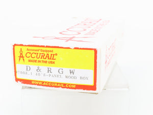 HO Scale Accurail Kit #7008.1 D&RGW Rio Grande Railroad 40' Wood Box Car #67398