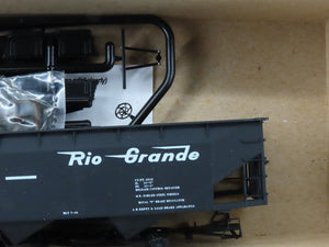 HO Scale Accurail Kit #7525 D&RGW Rio Grande Railroad 3-Bay Open Hopper #24865