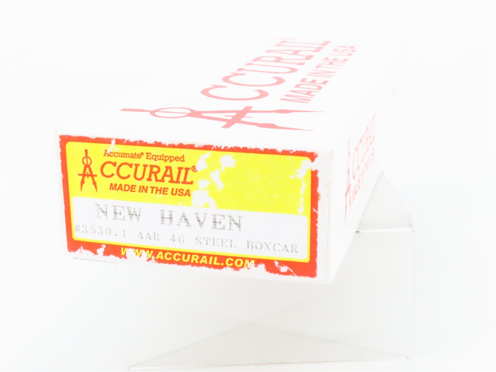 HO Scale Accurail Kit #3530.1 NH New Haven 40' Single Door Steel Box Car #36589