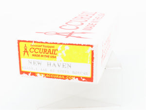 HO Scale Accurail Kit #3530.1 NH New Haven 40' Single Door Steel Box Car #36589