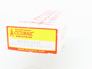 HO Scale Accurail Kit #4105 RUT Rutland Railroad 40' Wood Box Car #7994