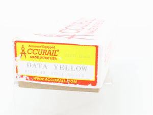 HO Scale Accurail Kit #8595 Data Yellow 40' Steel Reefer