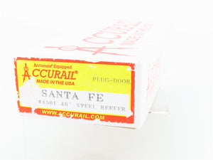 HO Scale Accurail Kit #8501 SFRD Santa Fe Super Chief 40' Steel Reefer #14082
