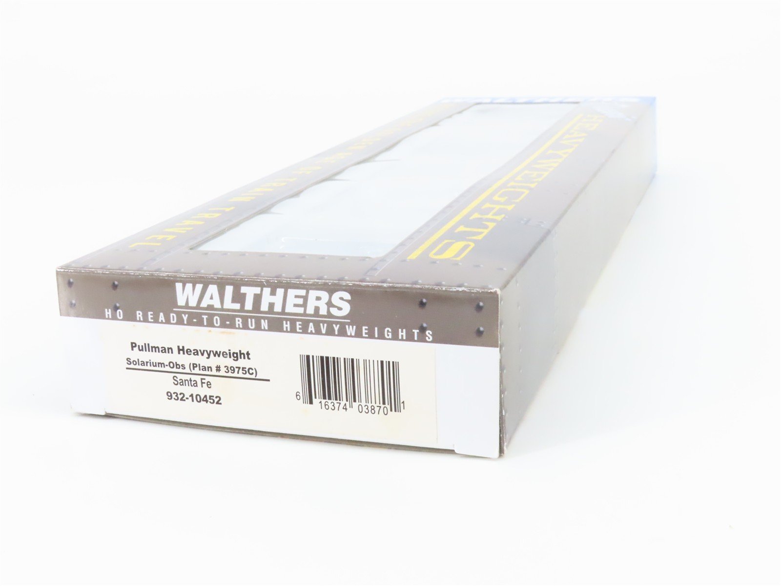 HO Walthers 932-10452 ATSF Santa Fe Pullman Heavyweight Solarium-Obs Passenger