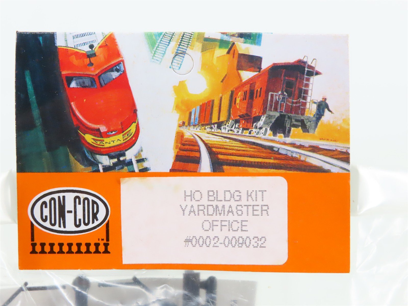 HO 1/87 Scale Con-Cor Kit #0002-009032 Yardmaster Office - Sealed