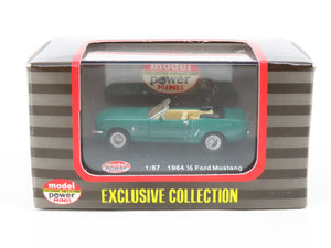 HO 1/87 Scale Model Power 19247 Die Cast 1964 1/2 Ford Mustang Convertible Car