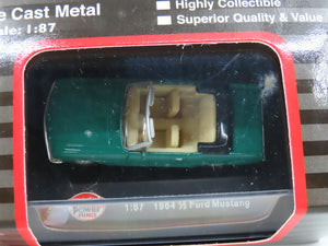 HO 1/87 Scale Model Power 19247 Die Cast 1964 1/2 Ford Mustang Convertible Car