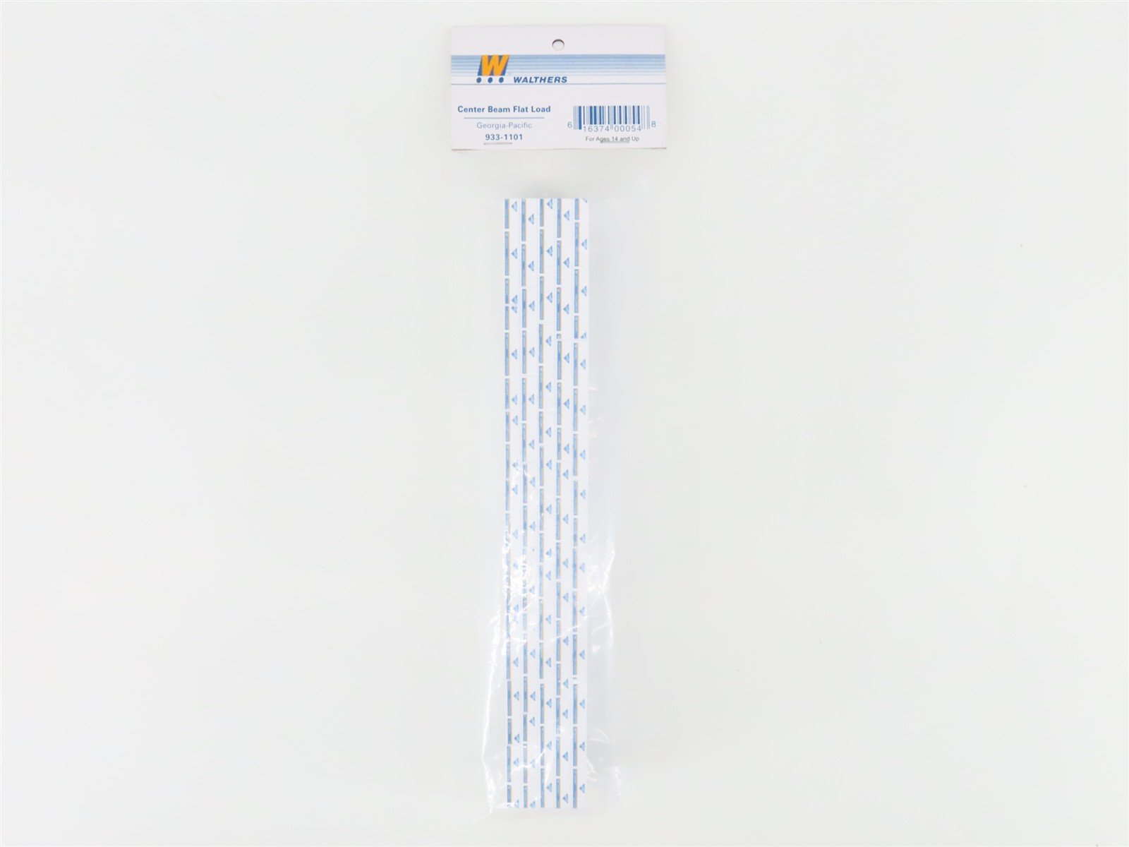 HO 1/87 Scale Walthers 933-1101 GP Georgia-Pacific Center Beam Flat Load -Sealed