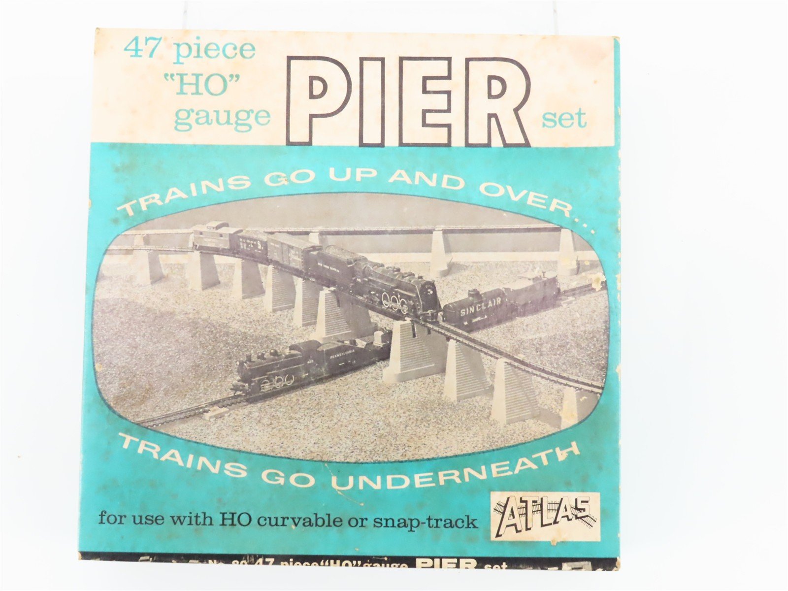 HO 1/87 Scale Atlas No. 80 Pier Set of 47 Pieces