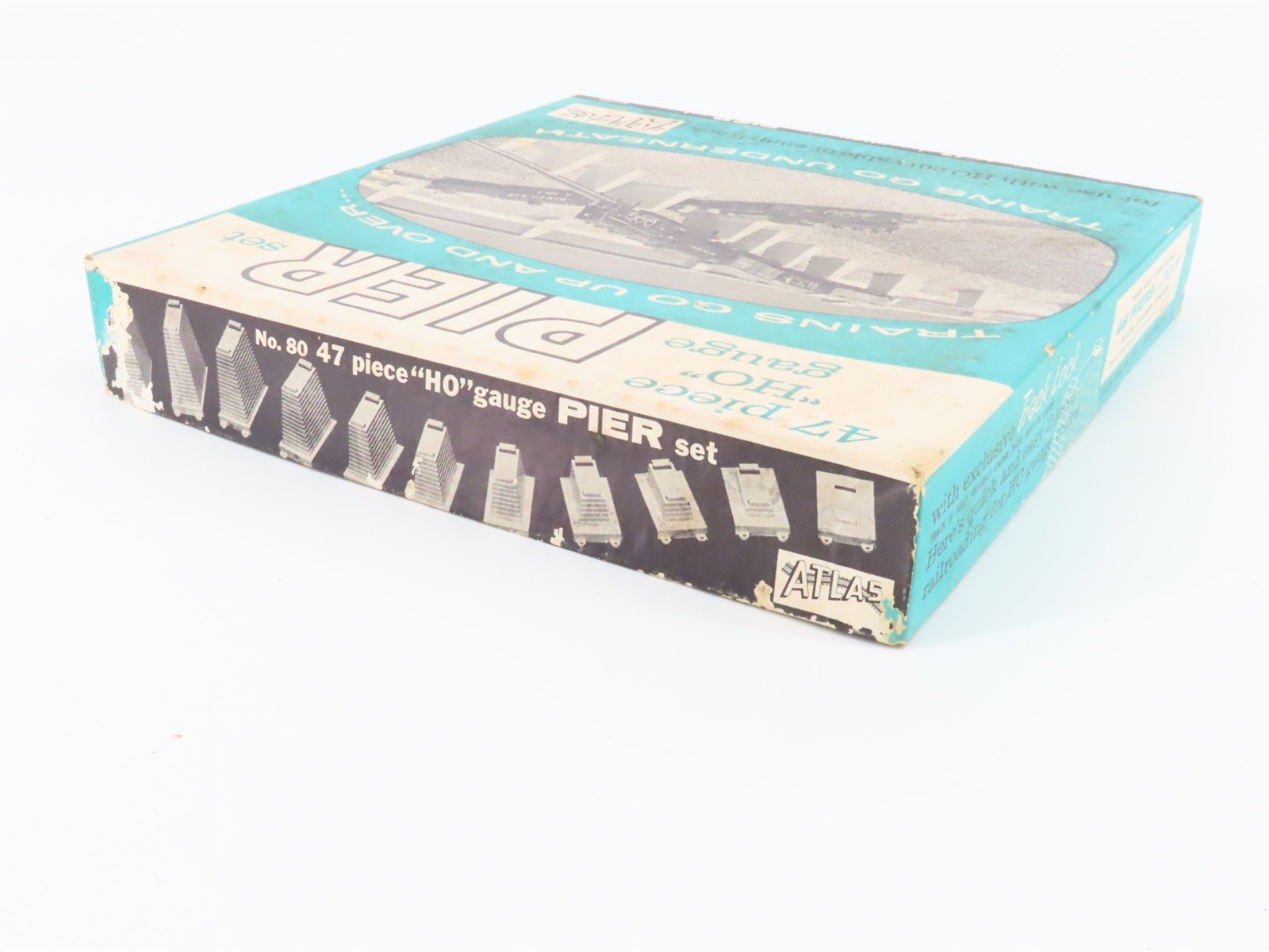 HO 1/87 Scale Atlas No. 80 Pier Set of 47 Pieces