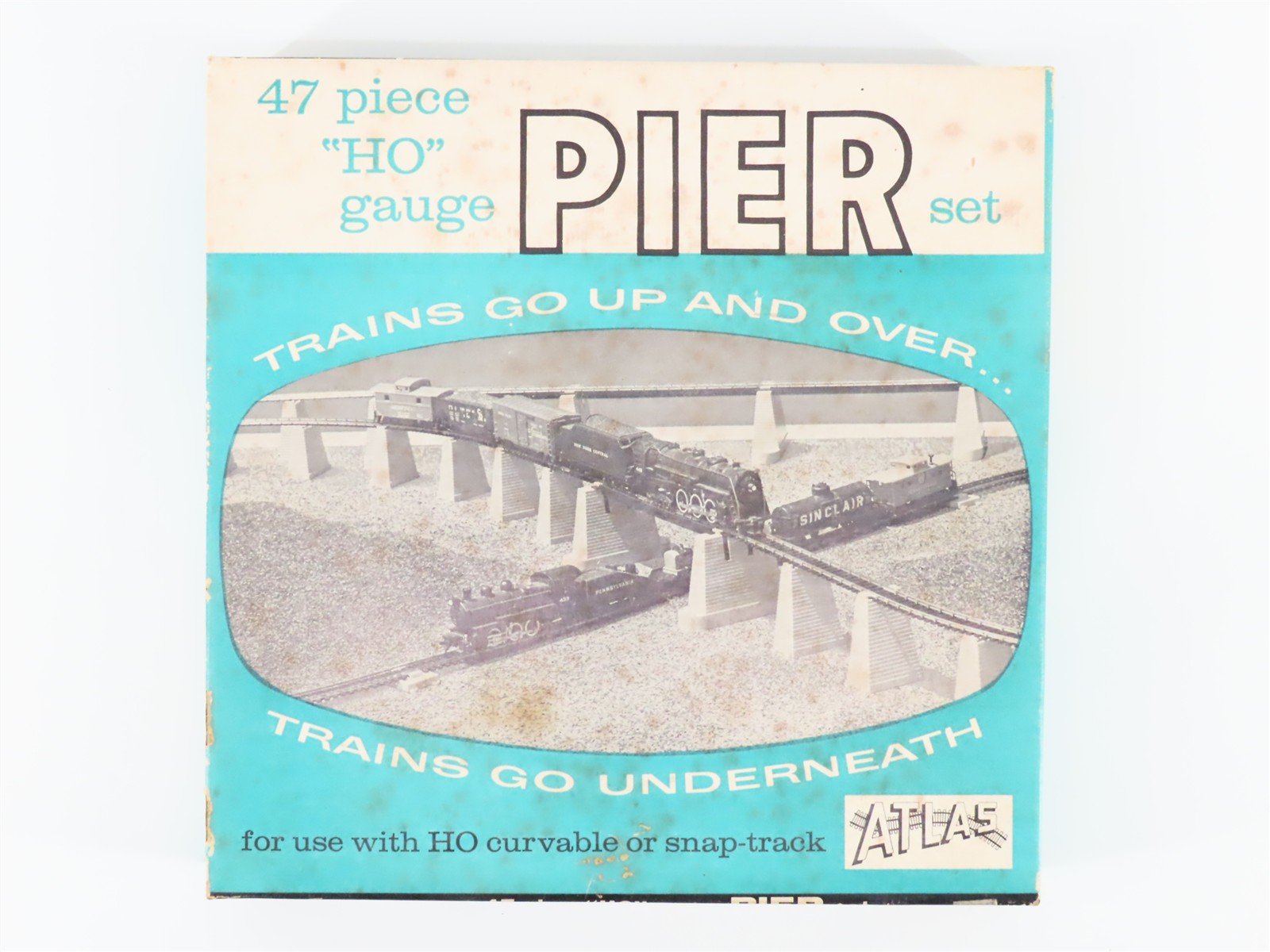 HO 1/87 Scale Atlas No. 80 Pier Set of 47 Pieces