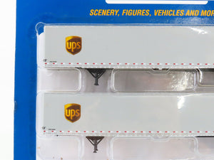 HO Scale Walthers Scene Master 949-2460 UPS Freight 53' Trailers 2-Pack Sealed