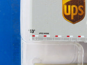 HO Scale Walthers Scene Master 949-2460 UPS Freight 53' Trailers 2-Pack Sealed