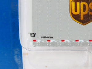HO Scale Walthers Scene Master 949-2460 UPS Freight 53' Trailers 2-Pack Sealed