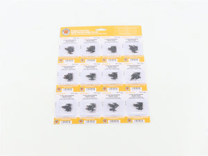 N Bachmann 42535 Roller Bearing Freight Trucks w/ Knuckle Couplers - 12 Pairs