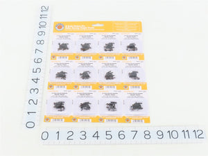 N Bachmann 42535 Roller Bearing Freight Trucks w/ Knuckle Couplers - 12 Pairs