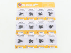 N Bachmann 42534 Friction Bearing Freight Trucks w/ Knuckle Couplers - 12 Pairs
