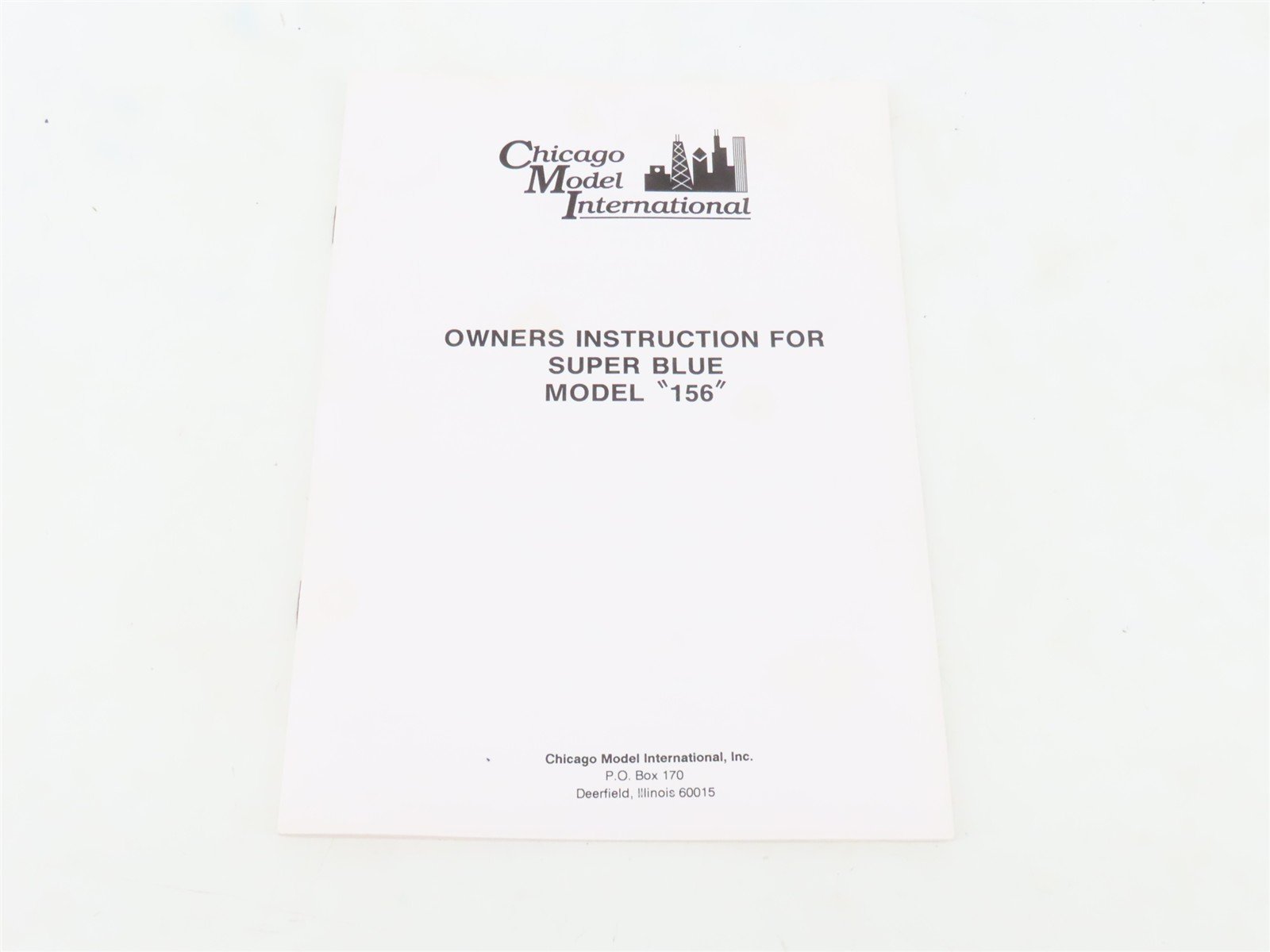 Chicago Model International CMI 156 SuperBLUE DC Transformer w/ Walkaround