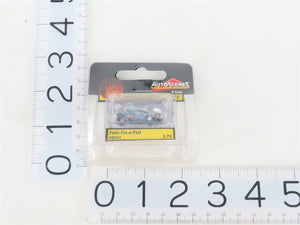 LOT of 3 N 1/160 Scale Woodland Scenics AutoScenes: Coupe, Fix-a-Flat, & Bikers