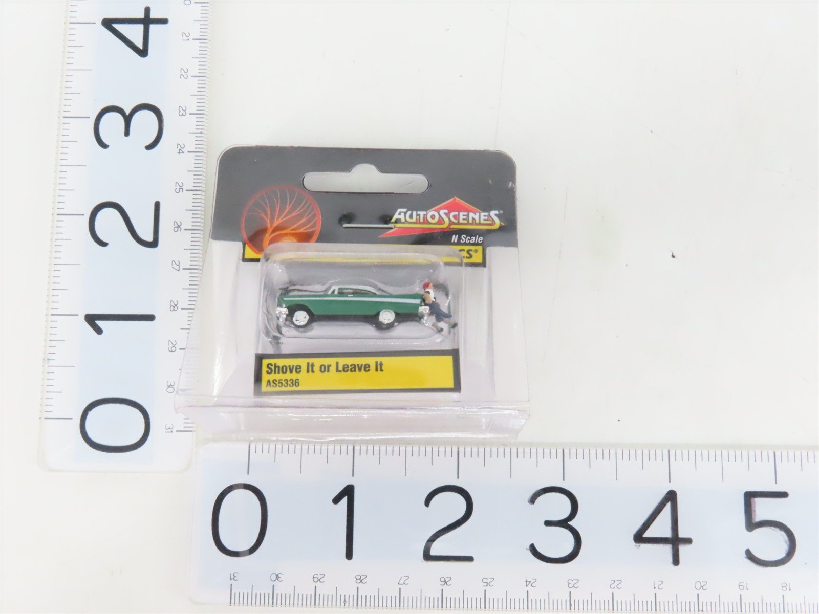 LOT of 3 N Scale Woodland Scenics AutoScenes: Pushing Car, Haulin', & Logging