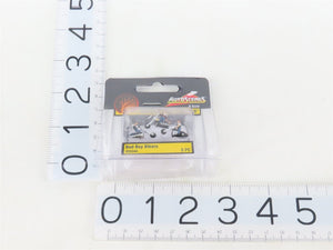 LOT of 3 N Scale Woodland Scenics AutoScenes: Bikers, Ice Cream, & Sunday Drive