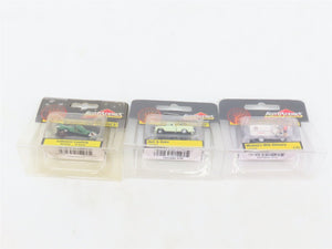 LOT of 3 N Scale Woodland Scenics AutoScenes: Milk Truck, Hall & Duke, & Loading