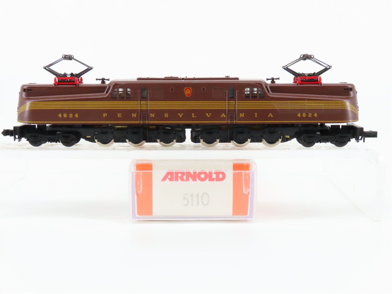 N Scale Roco 5110 PRR Pennsylvania GG1 Electric Locomotive #4824