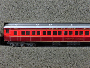 N Scale Con-Cor New Alton Limited Steam Passenger 6-Car Set