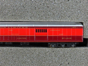 N Scale Con-Cor New Alton Limited Steam Passenger 6-Car Set