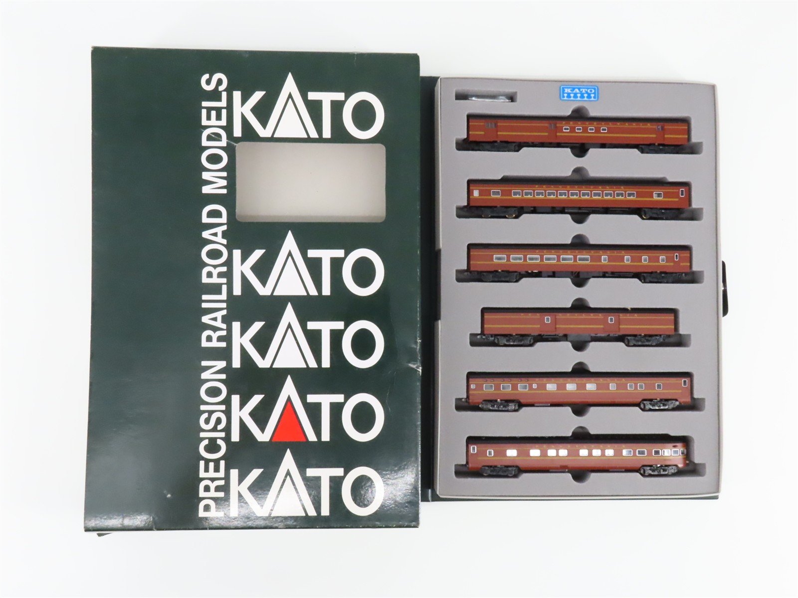N Scale Kato 106-018 PRR Pennsylvania Smoothside Passenger 6-Car Set
