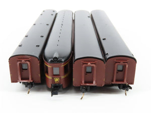 N Scale Con-Cor PRR Pennsylvania 85' Baggage, Obs, Coach Passenger 4-Car Set