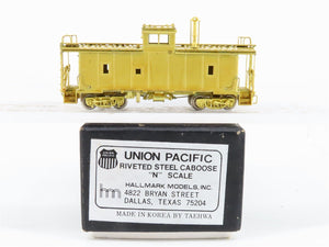 N Scale Hallmark Models BRASS Riveted Steel Caboose