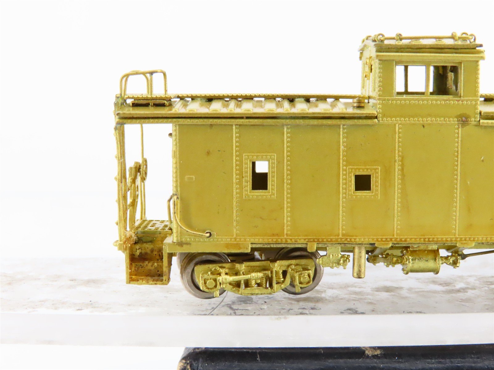N Scale Hallmark Models BRASS Riveted Steel Caboose