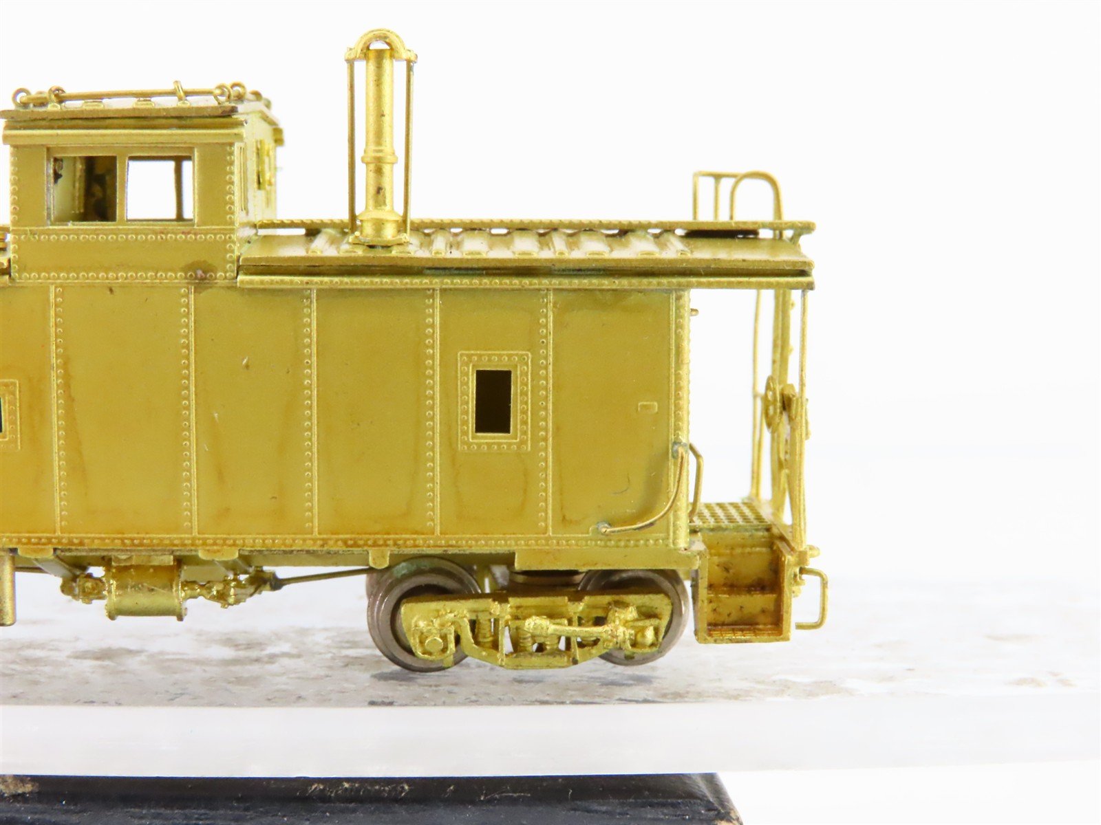 N Scale Hallmark Models BRASS Riveted Steel Caboose