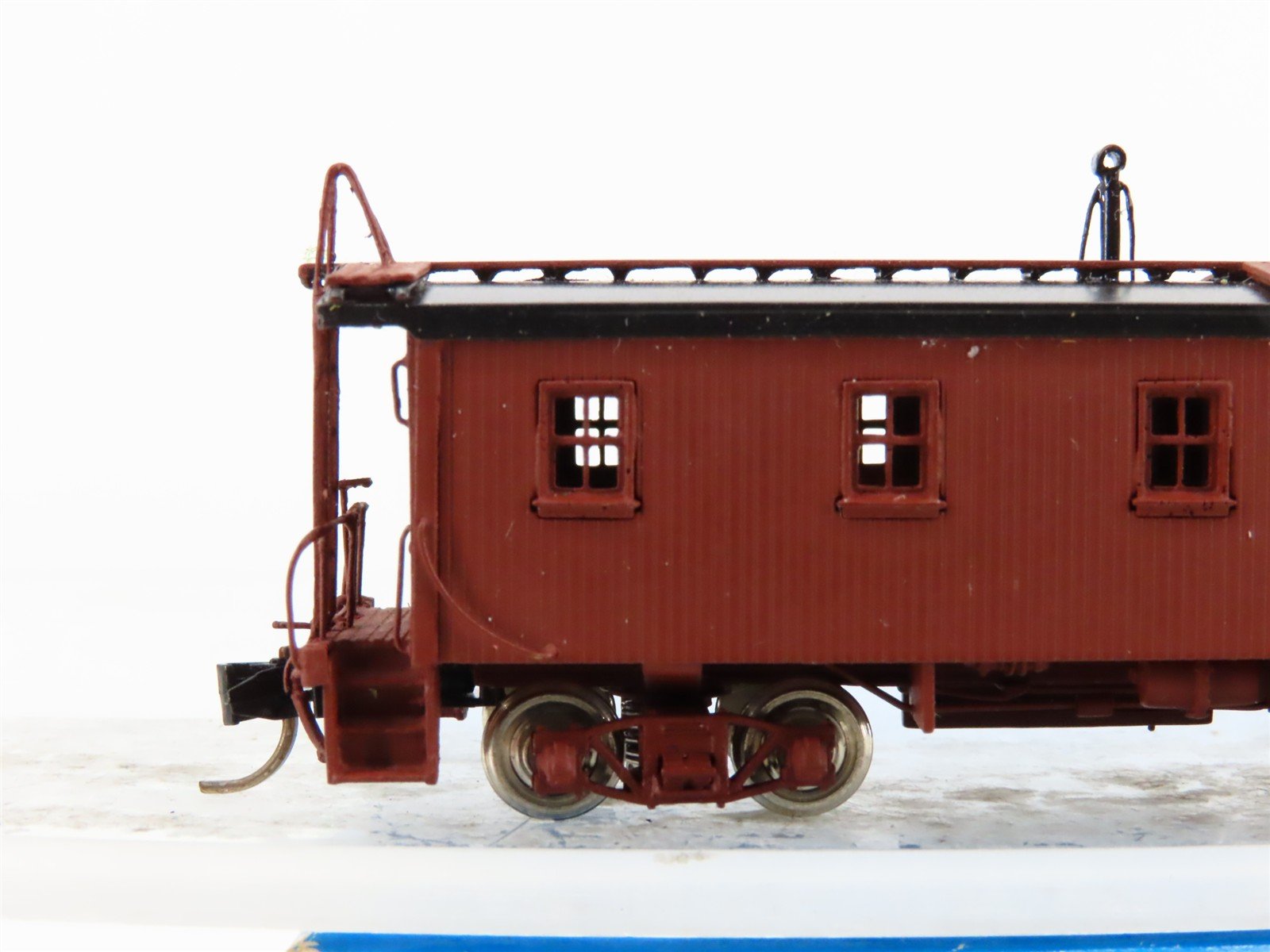 N Scale Pecos River BRASS Unlettered Wood Caboose