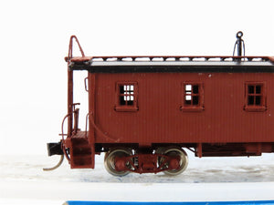N Scale Pecos River BRASS Unlettered Wood Caboose