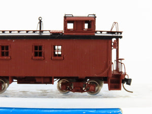 N Scale Pecos River BRASS Unlettered Wood Caboose