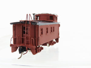 N Scale Pecos River BRASS Unlettered Wood Caboose