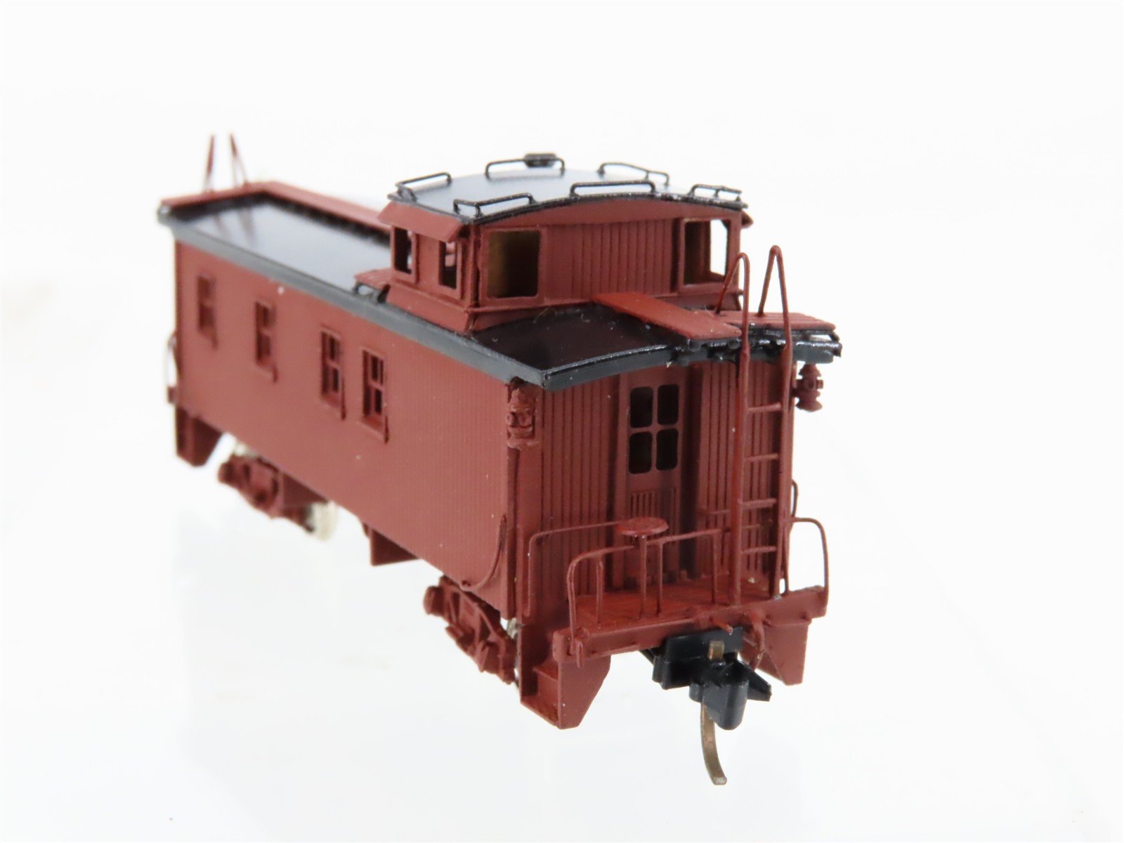 N Scale Pecos River BRASS Unlettered Wood Caboose