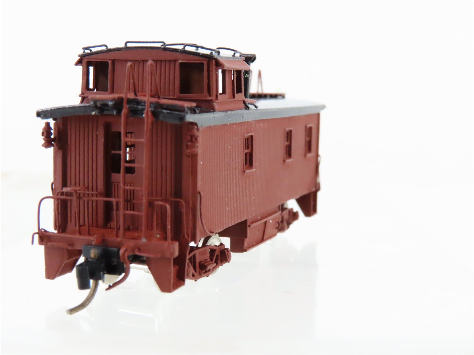 N Scale Pecos River BRASS Unlettered Wood Caboose