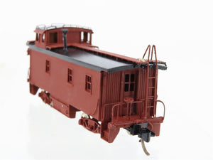 N Scale Pecos River BRASS Unlettered Wood Caboose
