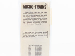 N Scale Micro-Trains/Kadee 65092 SCCX Shell Single Dome Tankcar #1105