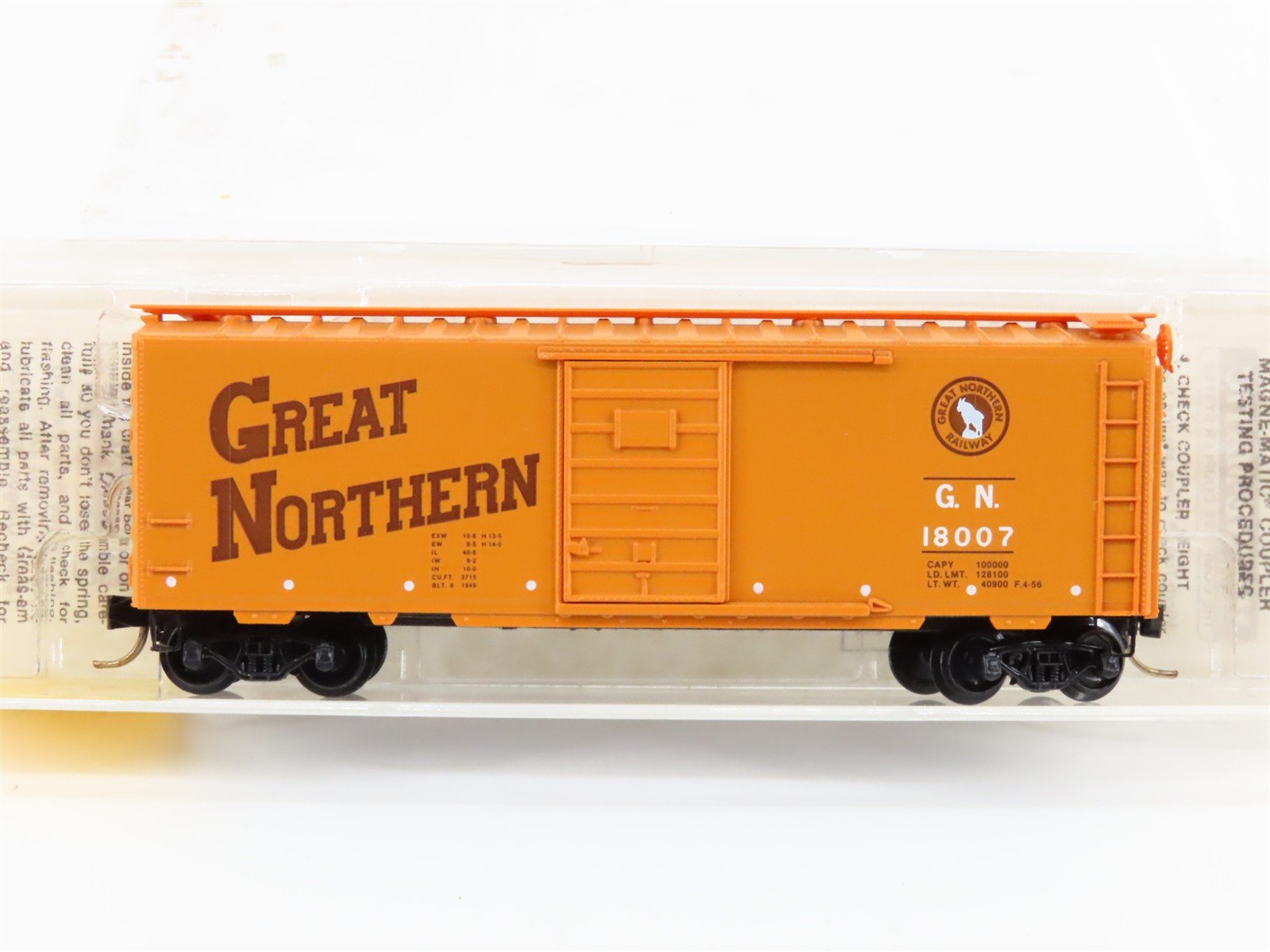 N Scale Micro-Trains MTL 20190 GN Great Northern 40' Boxcar #18007