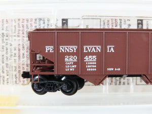 N Scale Micro-Trains MTL 56060 PRR Pennsylvania 33' Twin Bay Hopper #220455